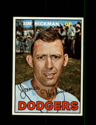 1967 JIM HICKMAN TOPPS #346 DODGERS *R3182