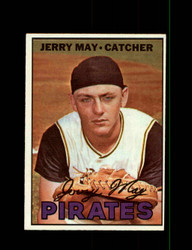 1967 JERRY MAY TOPPS #379 PIRATES *R3330