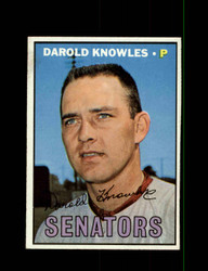1967 DAROLD KNOWLES TOPPS #362 SENATORS *R3499