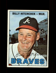 1967 BILLY HITCHCOCK TOPPS #199 BRAVES *R2337