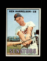 1967 KEN HARRELSON TOPPS #188 SENATORS *R2265