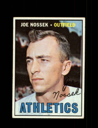 1967 JOE NOSSEK TOPPS #209 ATHLETICS *G5162
