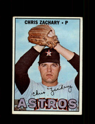 1967 CHRIS ZACHARY TOPPS #212 ASTROS *G8366