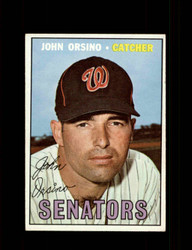 1967 JOHN ORSINO TOPPS #207 SENATORS *G8385