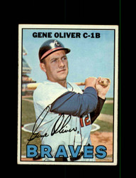 1967 GENE OLIVER TOPPS #18 BRAVES *G5949