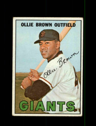 1967 OLLIE BROWN TOPPS #83 GIANTS *R3083