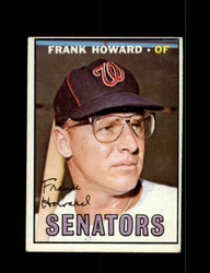 1967 FRANK HOWARD TOPPS #255 SENATORS *R2081
