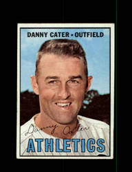 1967 DANNY CATER TOPPS #157 ATHLETICS *R3207