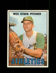 1967 WES STOCK TOPPS #74 ATHLETICS *R4278