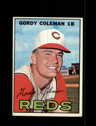 1967 GORDY COLEMAN TOPPS #61 REDS *G8038