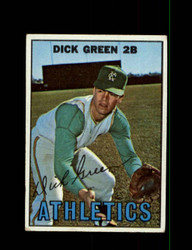 1967 DICK GREEN TOPPS #54 ATHLETICS *G3109