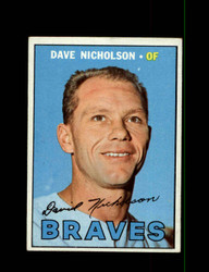 1967 DAVE NICHOLSON TOPPS #113 BRAVES *G4520