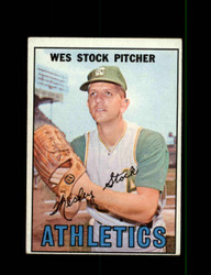 1967 WES STOCK TOPPS #74 ATHLETICS *R3708