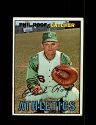 1967 PHIL ROOF TOPPS #129 ATHLETICS *R3568