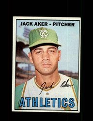 1967 JACK AKER TOPPS #110 ATHLETICS *R3073