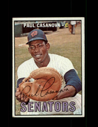 1967 PAUL CASANOVA TOPPS #115 SENATORS *R3536