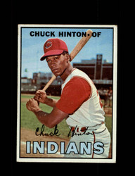 1967 CHUCK HINTON TOPPS #189 INDIANS *G8061