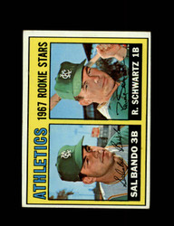 1967 BANDO & SCHWARTZ TOPPS #33 ATHLETIC ROOKIE STARS *R3269