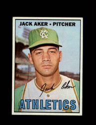 1967 JACK AKER TOPPS #110 ATHLETICS *R3416