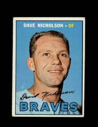 1967 DAVE NICHOLSON TOPPS #113 BRAVES *R3412
