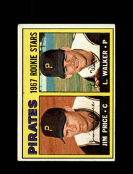 1967 PRICE & WALKER TOPPS #123 PIRATES ROOKIE STARS *G3716