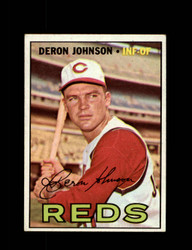1967 DERON JOHNSON TOPPS #135 REDS *G4615