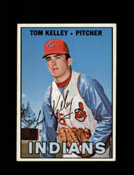 1967 TOM KELLEY TOPPS #214 INDIANS *R1225