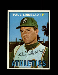 1967 PAUL LINDBLAD TOPPS #227 ATHLETICS *G4533