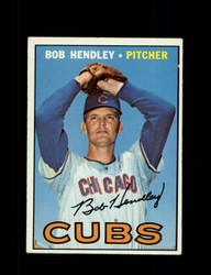 1967 BOB HENDLEY TOPPS #256 CUBS *R5831