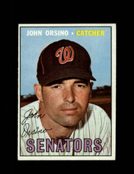 1967 JOHN ORSINO TOPPS #207 SENATORS *G6569