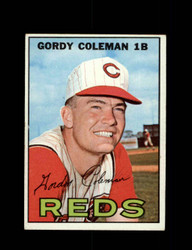 1967 GORDY COLEMAN TOPPS #61 REDS *G6793