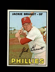 1967 JACKIE BRANDT TOPPS #142 PHILLIES *G6431