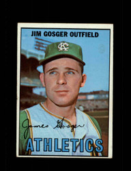 1967 JIM GOSGER TOPPS #17 ATHLETICS *R3361