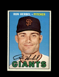 1967 RON HERBEL TOPPS #156 GIANTS *R3899