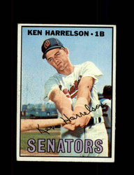 1967 KEN HARRELSON TOPPS #188 SENATORS *R4683