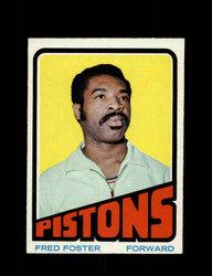 1972 FRED FOSTER TOPPS #66 PISTONS *R4258