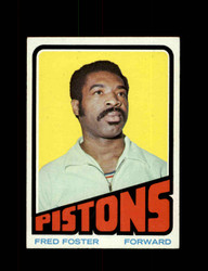 1972 FRED FOSTER TOPPS #66 PISTONS *R5466