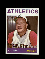 1964 ED LOPAT TOPPS #348 ATHLETICS *G4030