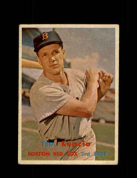 1957 TED LEPCIO TOPPS #288 RED SOX *R3429