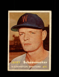 1957 JERRY SCHOONMAKER TOPPS #334 SENATORS *R1393