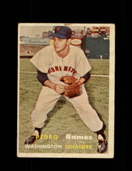 1957 PEDRO RAMOS TOPPS #326 SENATORS *R1335