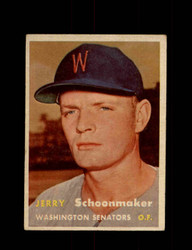1957 JERRY SCHOONMAKER TOPPS #334 SENATORS *R1521