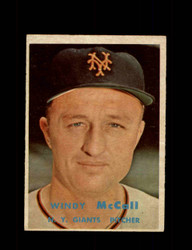 1957 WINDY MCCALL TOPPS #291 GIANTS *R3505