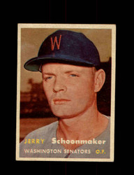 1957 JERRY SCHOONMAKER TOPPS #334 SENATORS *R3946
