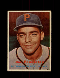 1957 JIM PENDLETON TOPPS #327 PIRATES *R4954