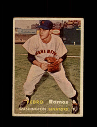 1957 PEDRO RAMOS TOPPS #326 SENATORS *R5049