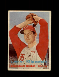 1957 JOHNNY KLIPPSTEIN TOPPS #296 REDLEGS *G6498