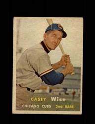 1957 CASEY WISE TOPPS #396 CUBS *G6519