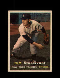 1957 TOM STURDIVANT TOPPS #34 YANKEES *R3785
