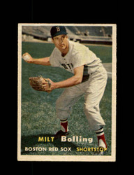 1957 MILT BOLLING TOPPS #131 RED SOX *G6506